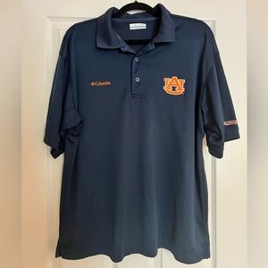 Columbia Vented Fishing Polo, Auburn, Size L
